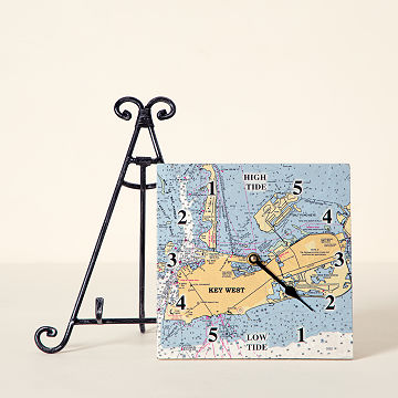 Custom Map Tide Clock