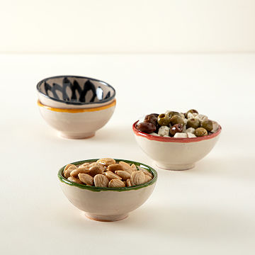 Authentic Spanish Tapas Bowls - Set of 4
