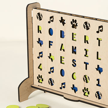 My Favorite Things Four-Across Game
